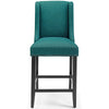 Modway Baron Fabric Upholstered Dining Counter-Height Bar Stool in Teal MDY-EEI-3735-TEA