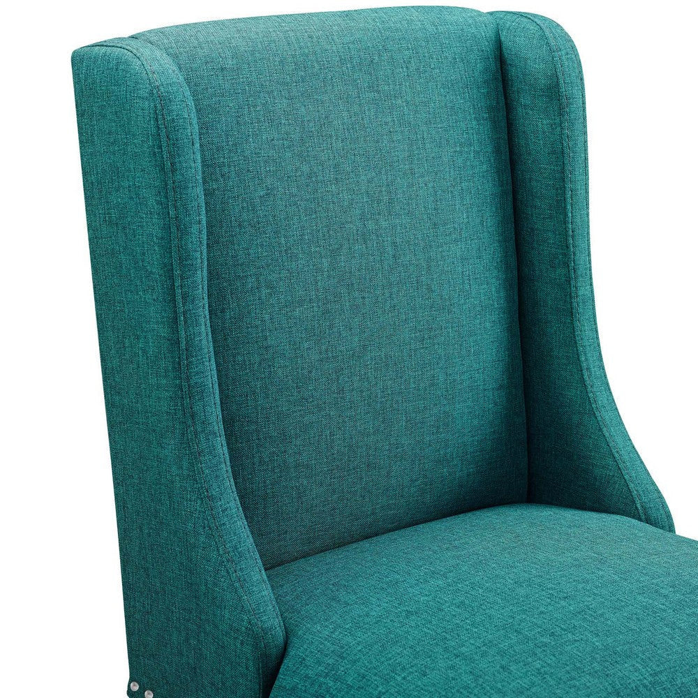 Modway Baron Fabric Upholstered Dining Counter-Height Bar Stool in Teal MDY-EEI-3735-TEA