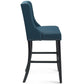 Baron Upholstered Fabric Bar Stool - No Shipping Charges MDY-EEI-3737-AZU