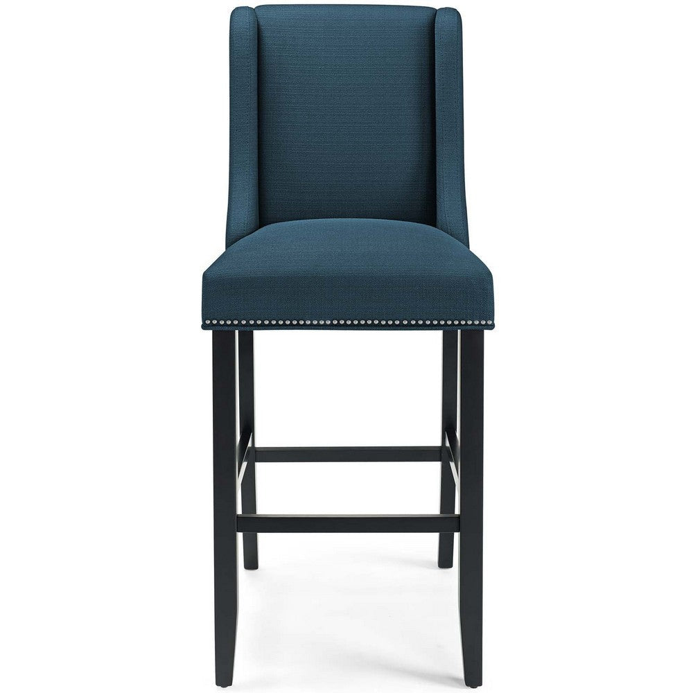 Baron Upholstered Fabric Bar Stool - No Shipping Charges MDY-EEI-3737-AZU