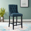 Baronet Tufted Button Upholstered Fabric Counter Stool - No Shipping Charges MDY-EEI-3739-AZU