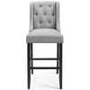 Baronet Tufted Button Upholstered Fabric Bar Stool - No Shipping Charges MDY-EEI-3741-AZU