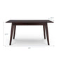 Modway Oracle 69’’ Rectangle Dining Table Cappuccino MDY-EEI-3748-CAP