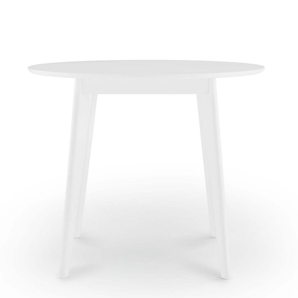 Vision 35’ Round Dining Table - No Shipping Charges MDY-EEI-3750-WHI