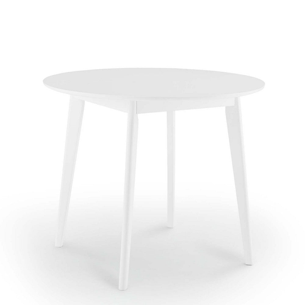 Modway Vision 35" Round Dining Table, White