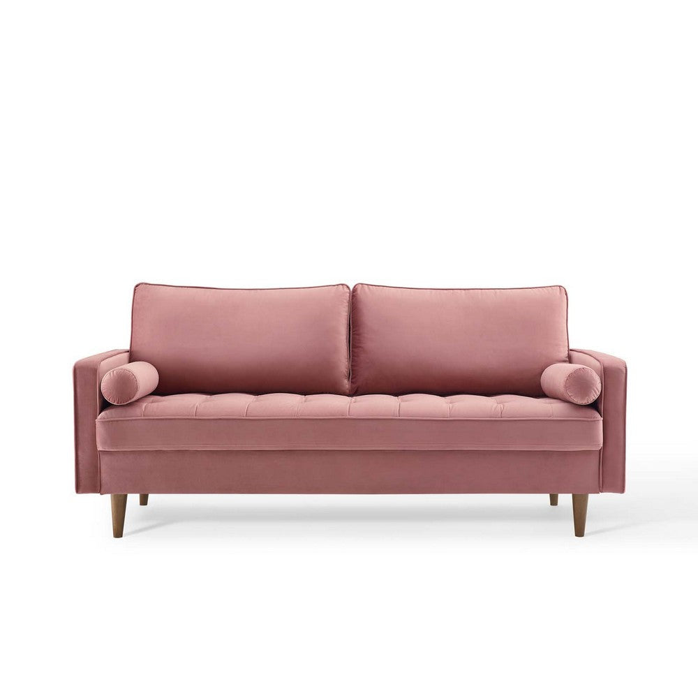 Valour Performance Velvet Sofa - No Shipping Charges MDY-EEI-3764-DUS