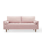 Valour Performance Velvet Sofa - No Shipping Charges MDY-EEI-3764-PNK