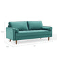 Valour Performance Velvet Sofa - No Shipping Charges MDY-EEI-3764-TEA