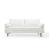 Modway Valour Performance Velvet Upholstered Tufted Sofa White MDY-EEI-3764-WHI