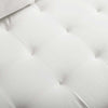 Modway Valour Performance Velvet Upholstered Tufted Sofa White MDY-EEI-3764-WHI