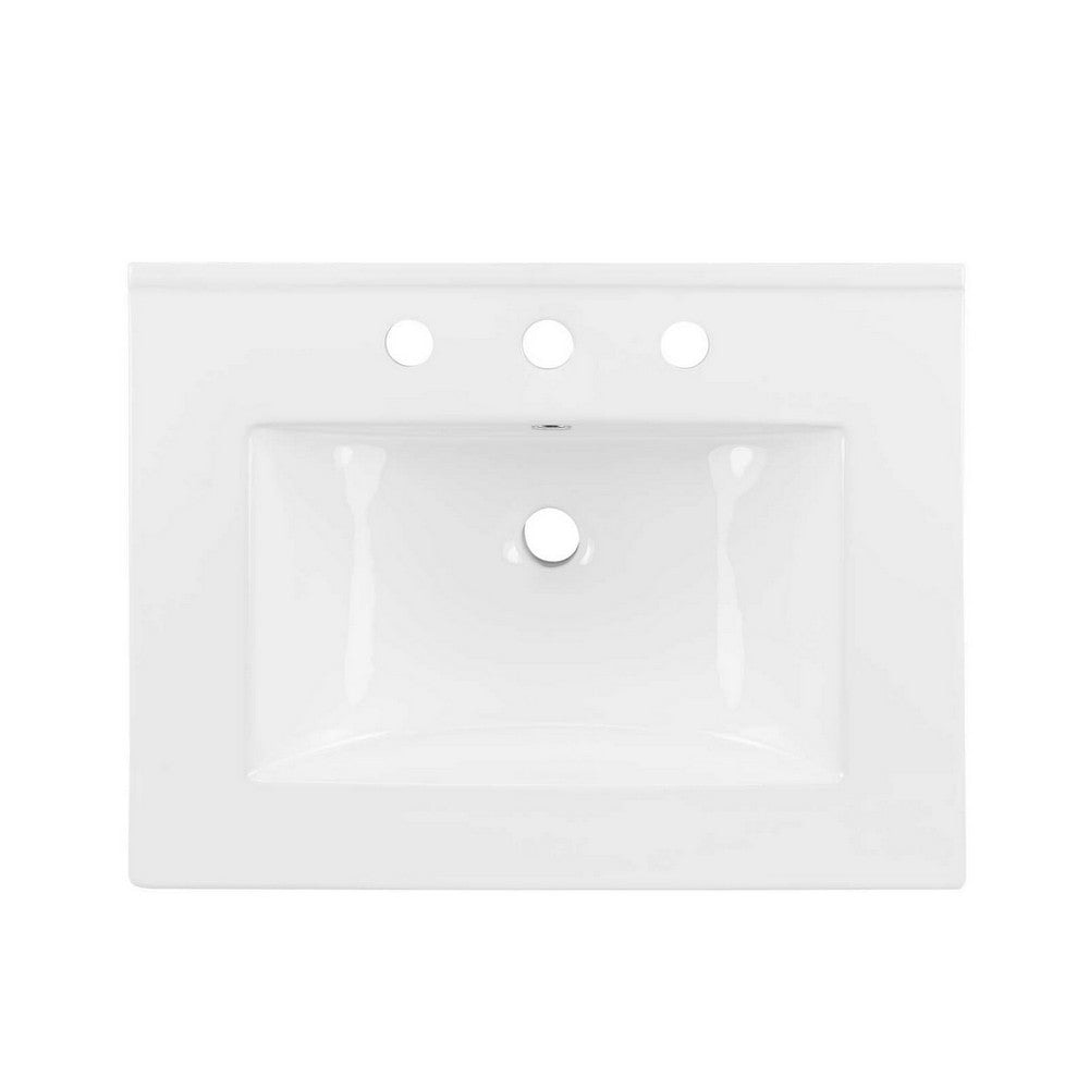 Cayman 24’ Bathroom Sink - No Shipping Charges MDY-EEI-3766-WHI