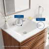 Cayman 24’ Bathroom Sink - No Shipping Charges MDY-EEI-3766-WHI