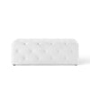 Anthem 48’ Tufted Button Entryway Faux Leather Bench - No Shipping Charges MDY-EEI-3767-WHI