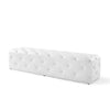 Anthem 72’ Tufted Button Entryway Faux Leather Bench - No Shipping Charges MDY-EEI-3771-WHI