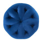 Anthem Tufted Button Round Performance Velvet Ottoman - No Shipping Charges MDY-EEI-3778-NAV