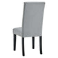 Modway Parcel Performance Velvet Dining Side Chairs-Set of 2 Light Gray MDY-EEI-3779-LGR