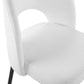 Rouse Upholstered Fabric Dining Side Chair - No Shipping Charges MDY-EEI-3801-BLK-LGR