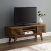 Modway Render 46’’ Mid-Century Modern Low Profile Media Console TV Stand 46 Inch Walnut MDY-EEI-3837-WAL