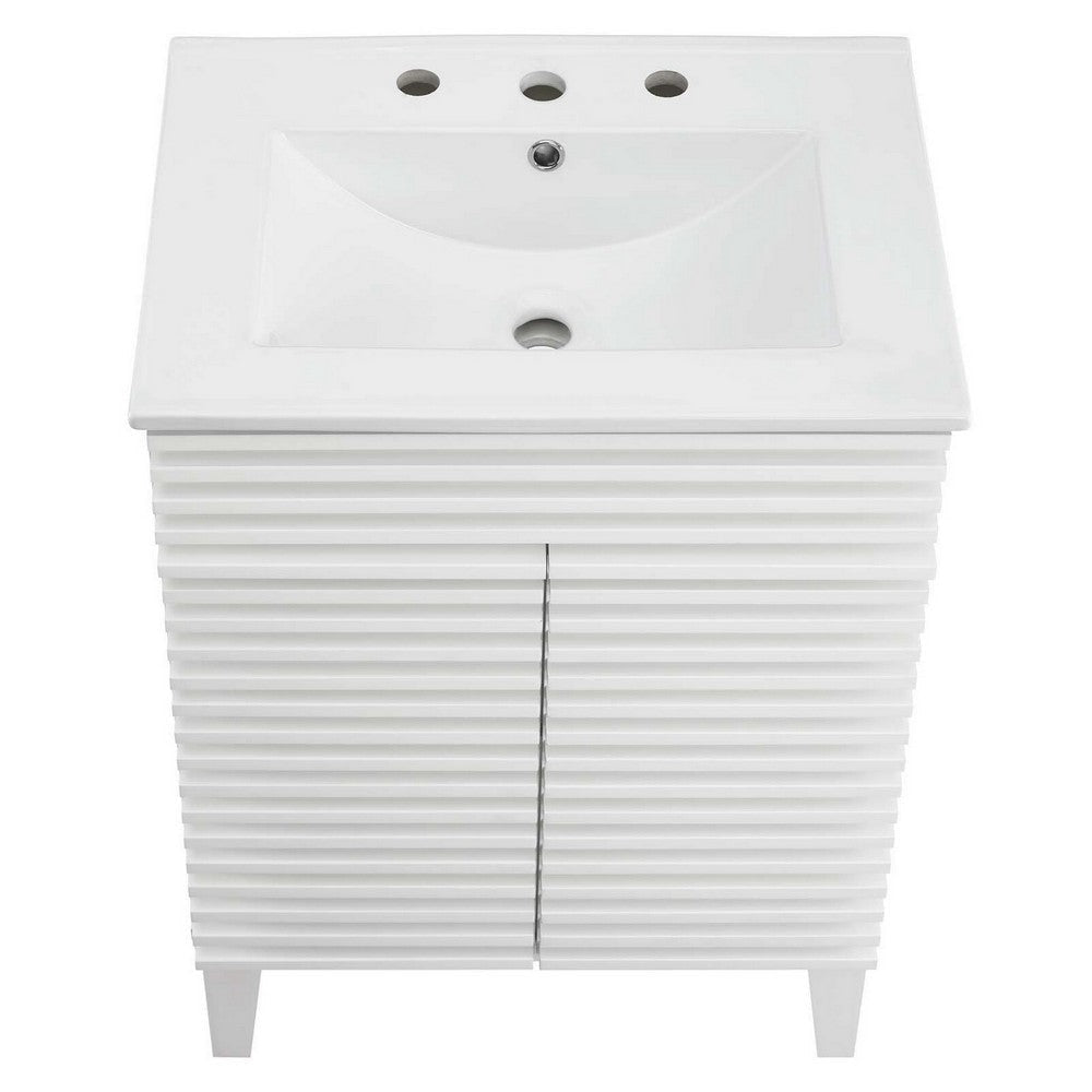 Render Bathroom Vanity - No Shipping Charges MDY-EEI-3860-WHI-WHI