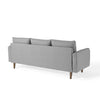 Modway Revive Modern Upholstered Fabric Right or Left Sectional Sofa Couch Light Gray MDY-EEI-3867-LGR