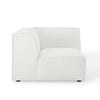 Modway Restore Upholstered Fabric Sectional Sofa Corner Chair White MDY-EEI-3871-WHI