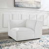 Modway Restore Upholstered Fabric Sectional Sofa Corner Chair White MDY-EEI-3871-WHI