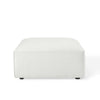 Modway Restore Upholstered Fabric Sectional Sofa Ottoman in White 41.5 x 35 x 16.5 MDY-EEI-3873-WHI