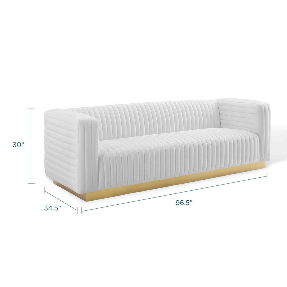 Modway Charisma Sectional White MDY-EEI-3886-WHI