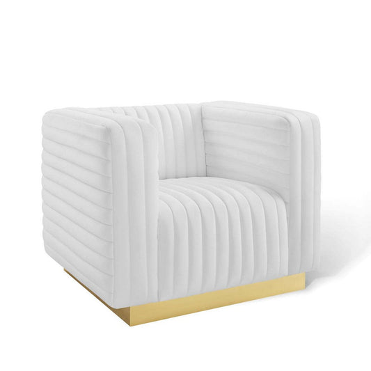 Modway Charisma chairs, White