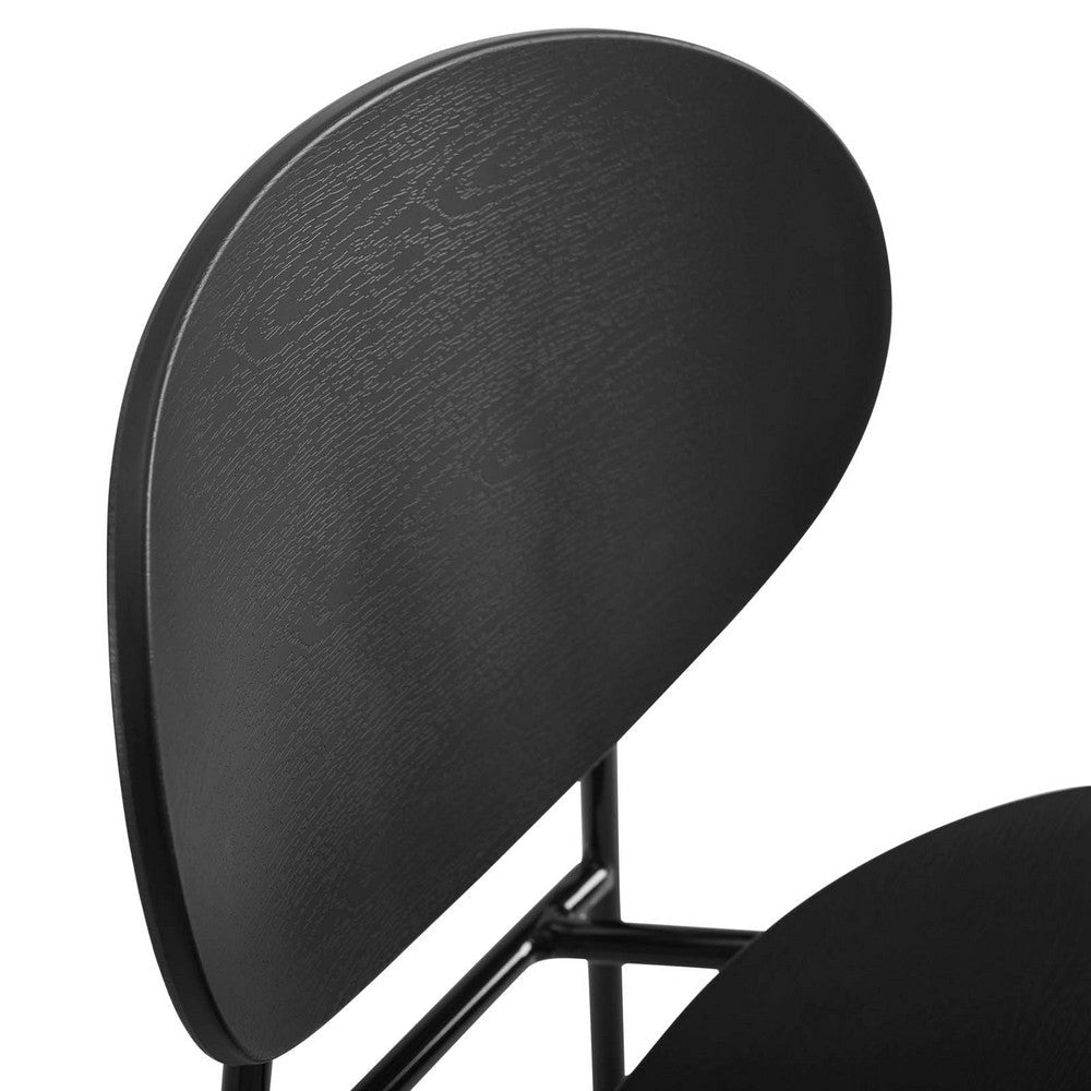 Palette Dining Side Chair Set of 2 - No Shipping Charges MDY-EEI-3902-BLK