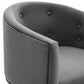 Modway Savour Tufted Performance Velvet Accent One Chair Black MDY-EEI-3903-GRY