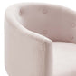 Savour Tufted Performance Velvet Accent Chair - No Shipping Charges MDY-EEI-3903-NAV