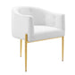 Savour Tufted Performance Velvet Accent Chair - No Shipping Charges