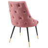 Adorn Tufted Performance Velvet Dining Side Chair - No Shipping Charges MDY-EEI-3907-DUS