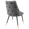 Adorn Tufted Performance Velvet Dining Side Chair - No Shipping Charges MDY-EEI-3907-DUS