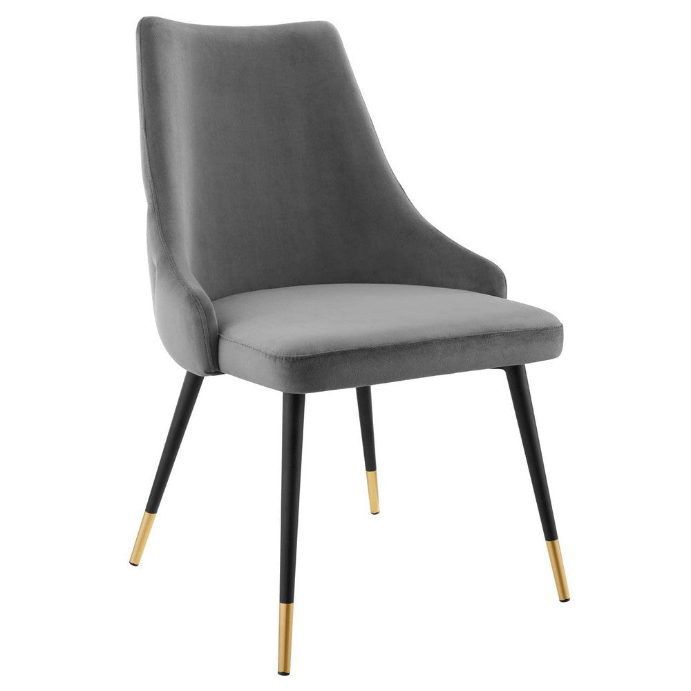 Adorn Tufted Performance Velvet Dining Side Chair - No Shipping Charges MDY-EEI-3907-GRY