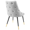 Adorn Tufted Performance Velvet Dining Side Chair - No Shipping Charges MDY-EEI-3907-DUS