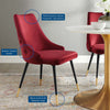 Adorn Tufted Performance Velvet Dining Side Chair - No Shipping Charges MDY-EEI-3907-DUS