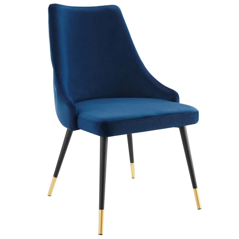 Adorn Tufted Performance Velvet Dining Side Chair - No Shipping Charges MDY-EEI-3907-NAV