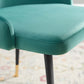 Modway Adorn Tufted Performance Velvet Dining Side Chair Teal 25D x 22W x 34H Inch MDY-EEI-3907-TEA