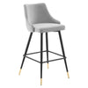 Modway Adorn Performance Velvet Counter Stool MDY-EEI-3908-LGR