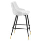 Adorn Performance Velvet Bar Stool - No Shipping Charges MDY-EEI-3909-GRY