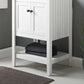 Modway Prestige 23" Bathroom Vanity Cabinet in White (Sink Basin Not Included), 23 Inch