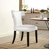 Modway Curve Vinyl Dining Chair White MDY-EEI-3922-WHI