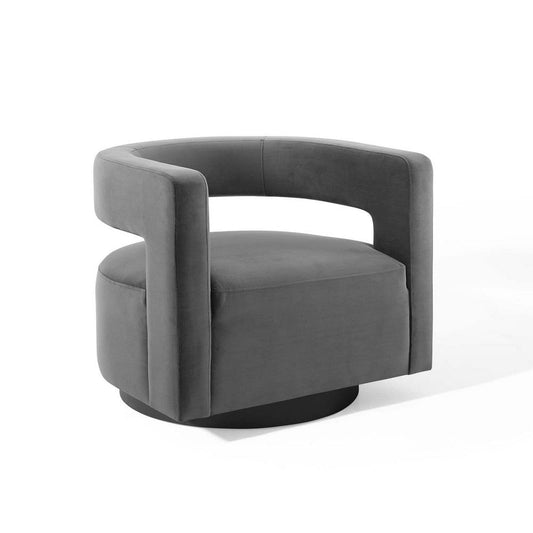 Modway Spin armchairs, Gray