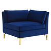 Modway Ardent Performance Velvet Corner Chair Navy MDY-EEI-3985-NAV