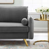 Modway Revive Performance Velvet Sofa Gray MDY-EEI-3988-GRY