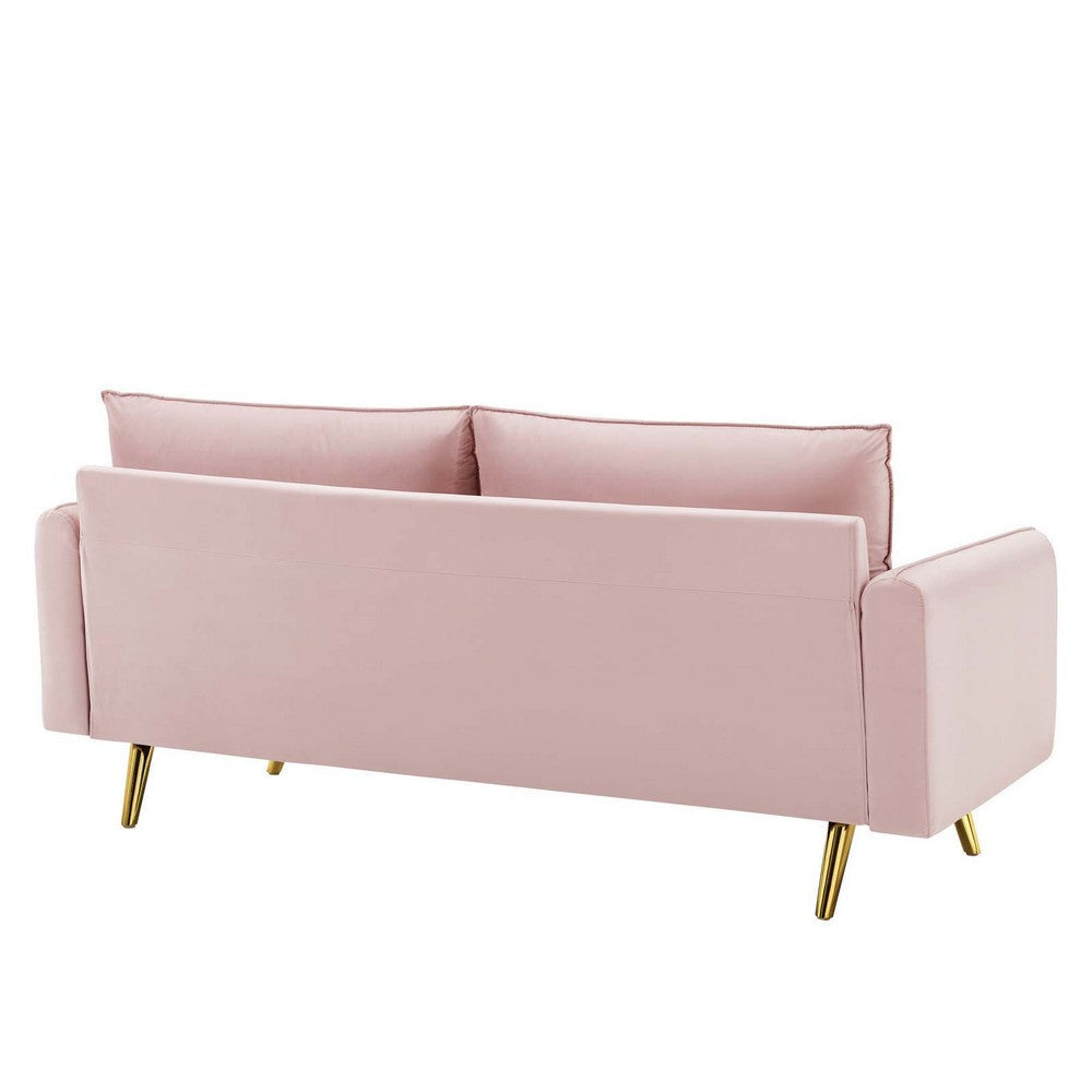 Modway Revive Performance Velvet Sofa Pink MDY-EEI-3988-PNK