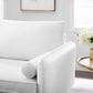 Modway Revive Performance Velvet Sofa White 32.5 x 72 x 33.5 MDY-EEI-3988-WHI