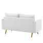 Modway Revive Performance Velvet Loveseat White MDY-EEI-3989-WHI